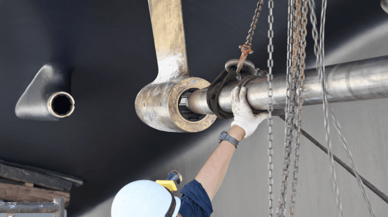 Superyacht propeller shaft